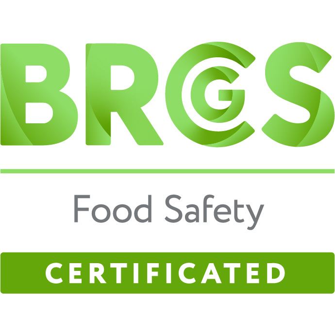 Certificate of Global standard for Food Safety of BRC